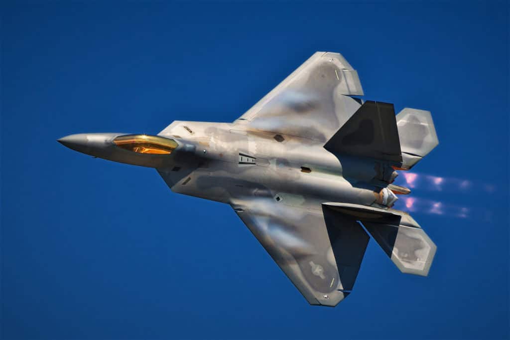 Lockheed Martin F-22 Raptor Figther Jet by US Air Force