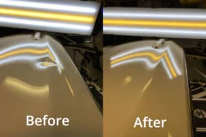Paintless dent repair_Before and after
