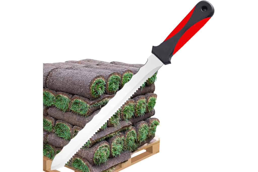 serrated sod cutter knife for grass removal