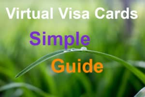 water drop in focus on grass_Virtual Visa cards