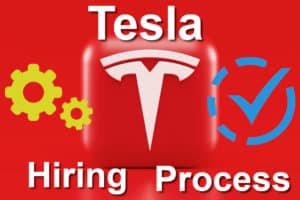 Tesla hiring process (with logo)